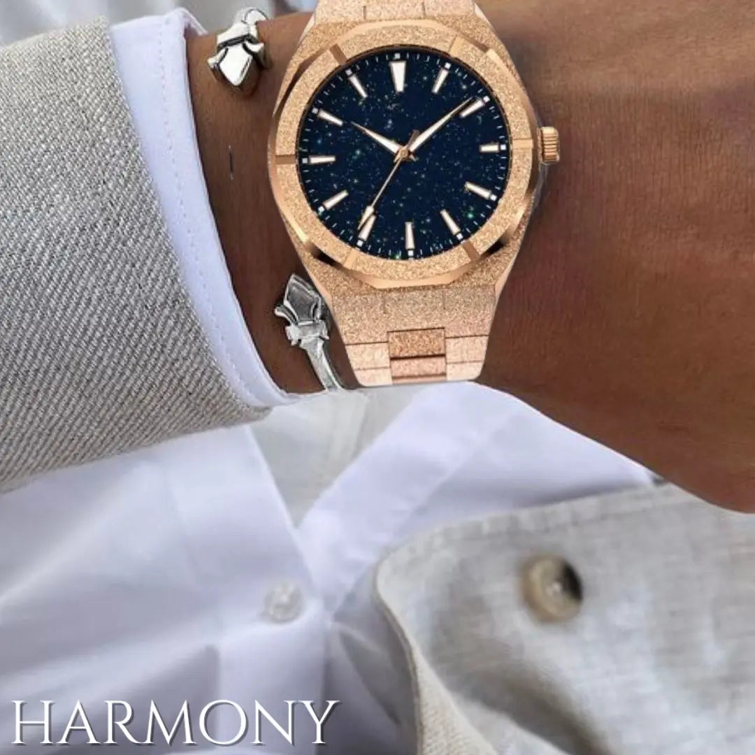 Rose Gold-שעון נו יורק -HARMONY - HARMONY