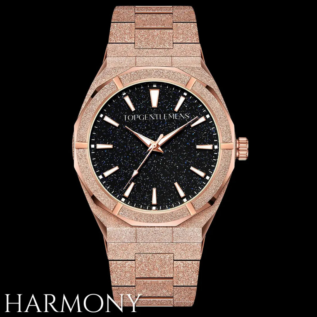 Rose Gold-שעון נו יורק -HARMONY - HARMONY
