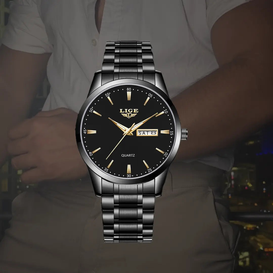 שעון יד שחור מיאמי HARMONY - HARMONY