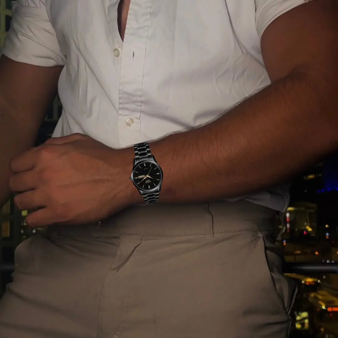 שעון יד שחור מיאמי HARMONY - HARMONY