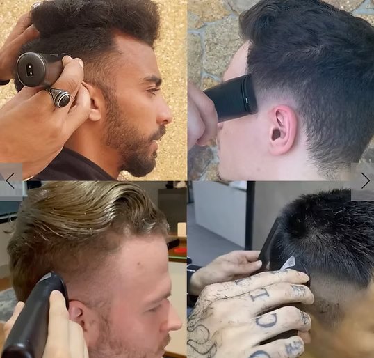 טייפר מושלם עם.  המכונה מדריך
